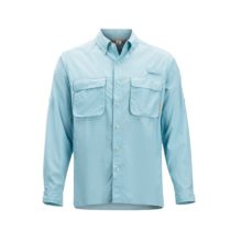 ExOfficio Men's Air Strip Long Sleeve Shirt Air Blue