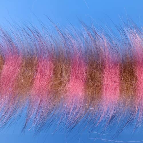 EP Sommerlatte's UV Grizzly Foxy Brush 3" Tan/Pink