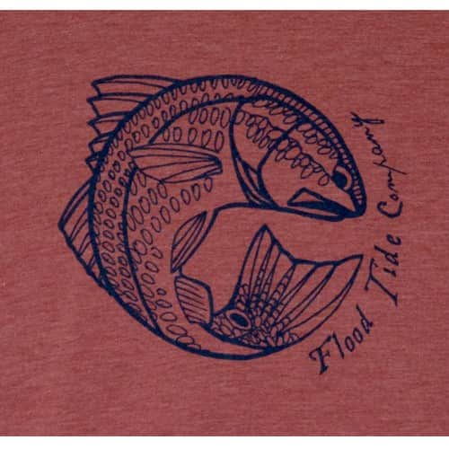 Flood Tide Co Redfish World Tee front