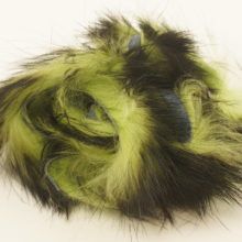 Two Toned Rabbit Strips - Black/Fl Chartreuse