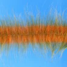 EP Craft Fur Brush 3" Medium Olive/Fl Orange