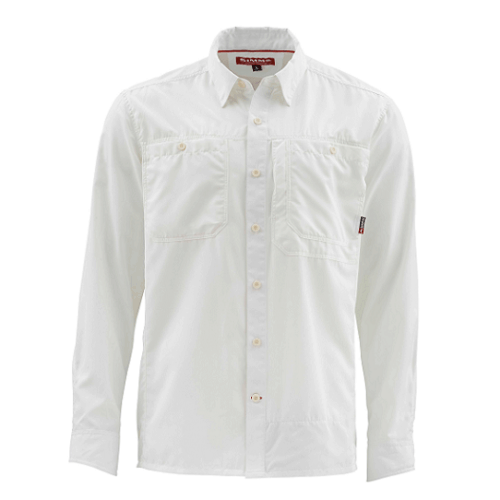 Simms Ebbtide LS Shirt White