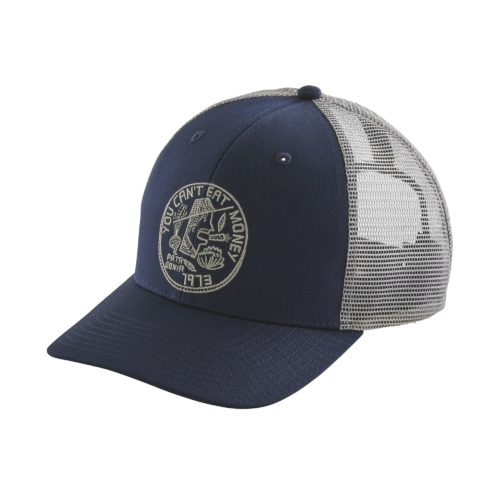 Patagonia Can't Eat Money Trucker Hat Classic Navy
