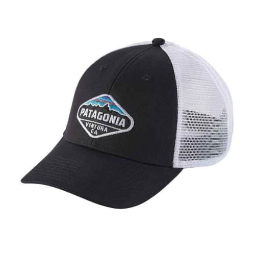 Patagonia Fitz Roy Crest LoPro Trucker Hat Black