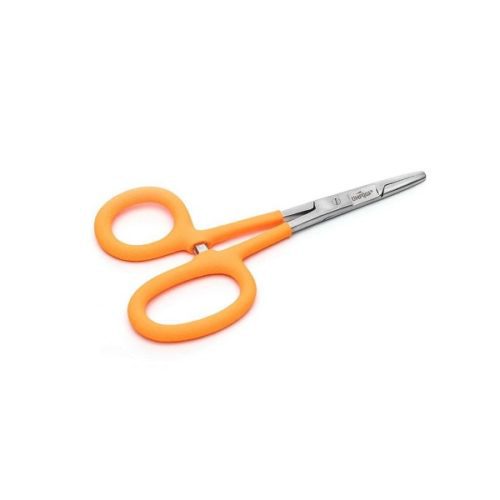 Umpqua River Grip 6" Scissor Clamp - Straight Orange