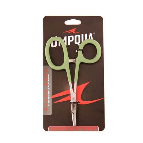 Umpqua River Grip 6" Scissor Clamp - Straight Green