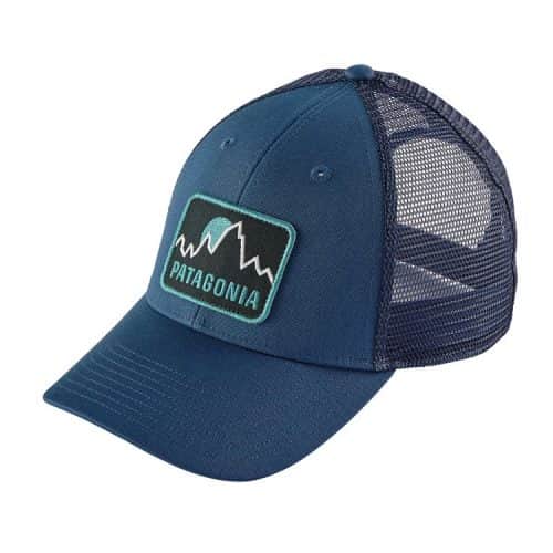 Patagonia Firstlighters Badge LoPro Trucker Hat Glass Blue