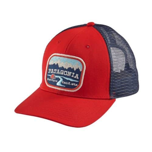 Patagonia Pointed West Trucker Hat French Red