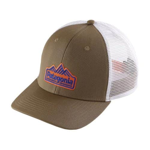 There have been tons of great logos since 1973 when Patagonia was founded. The Patagonia Range Station Trucker Hat puts a retro twist on a classic hat. Ash Tan