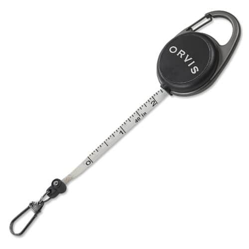 Orvis Black Nickel Carabiner Tape Measure Zinger Combo