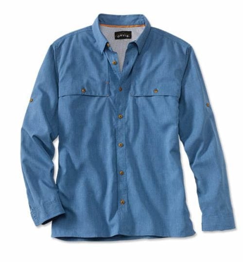 Orvis Sandpoint Shirt Marine Blue