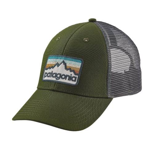 Patagonia Line Logo Badge LoPro Trucker Hat Glades Green