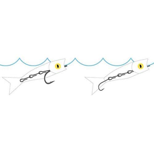 Surface Seducer Howitzer Baitfish Popper Heads diagram