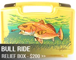 Martinez Hurricane Relief Box Redfish Bull Ride CTA