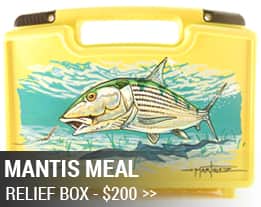 Martinez Hurricane Relief Fly Box Bonefish Mantis Meal CTA
