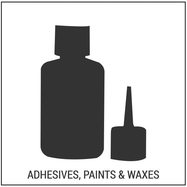 Adhesives, Paints & Waxes