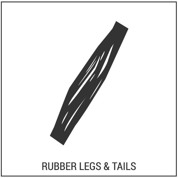 Rubber Legs fly tying materials