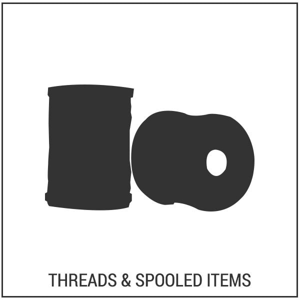 Threads and spooled fly tying items