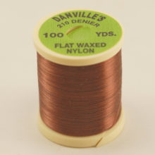 Danville 210 Denier Flat Waxed Nylon - Brown