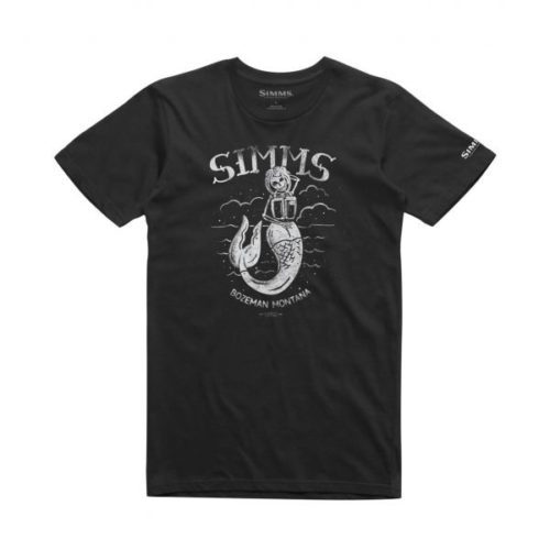 Simms Mermaid T-Shirt Black