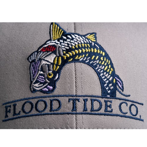 Flood Tide Co Jumping Tarpon Trucker Hat Art