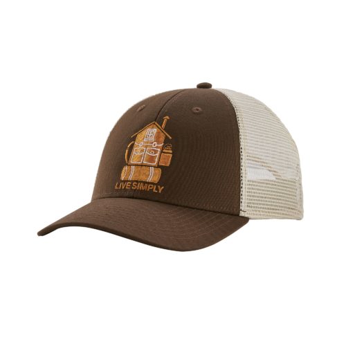 Patagonia Live Simply Home LoPro Trucker Hat Bristle Brown