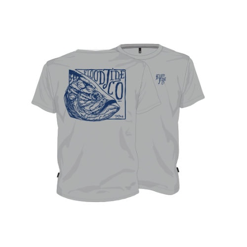 Flood Tide Co Legacy King T-Shirt Grey