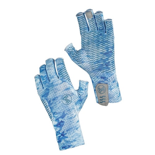 Buff Aqua Gloves Blue