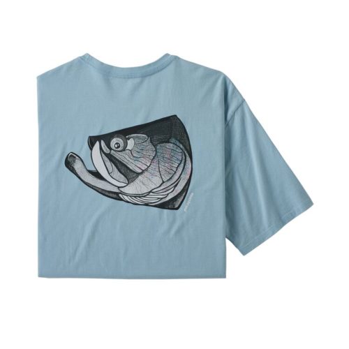 Patagonia Mens Fish Noggins Organic T-Shirt