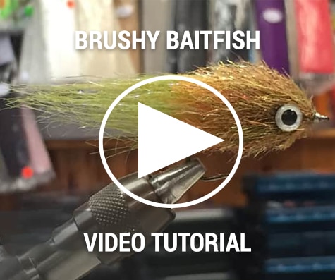 How to Tie Brushy Baitfish