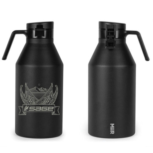 Sage Growler Back and front