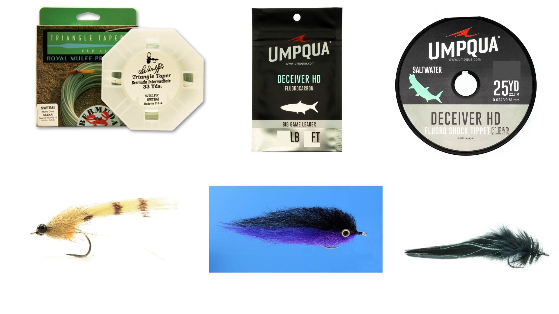 FLY FISHING FLIES - Chartreuse TARPON FLY size 3/0 (3 pcs.)