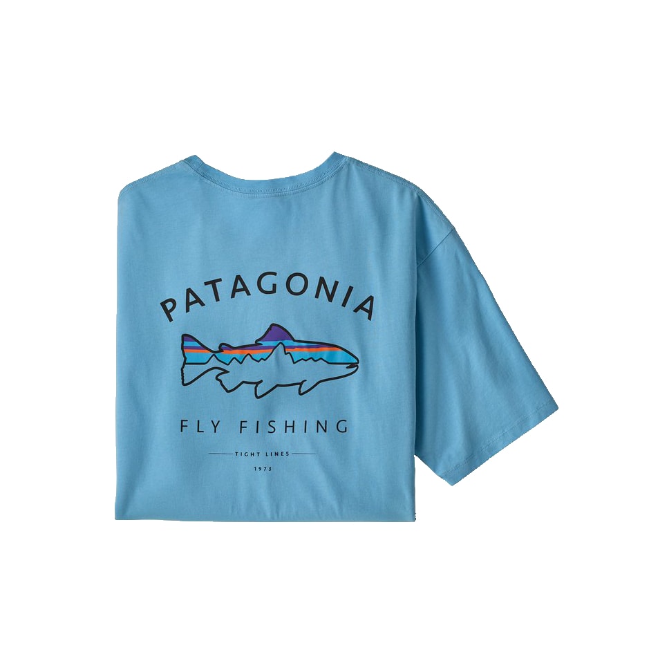 Patagonia Men's Framed Fitz Roy Trout Organic Cotton T-Shirt | Ole Florida  Fly Shop