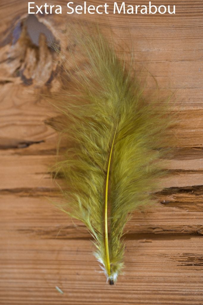 Yellow Fluff Marabo Craft Feathers 10.5 Grams