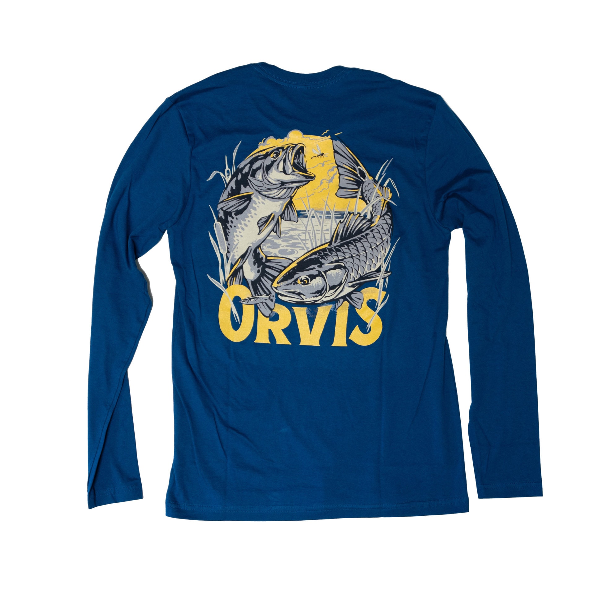 Orvis Bass + Drum LS | Cool Blue LG