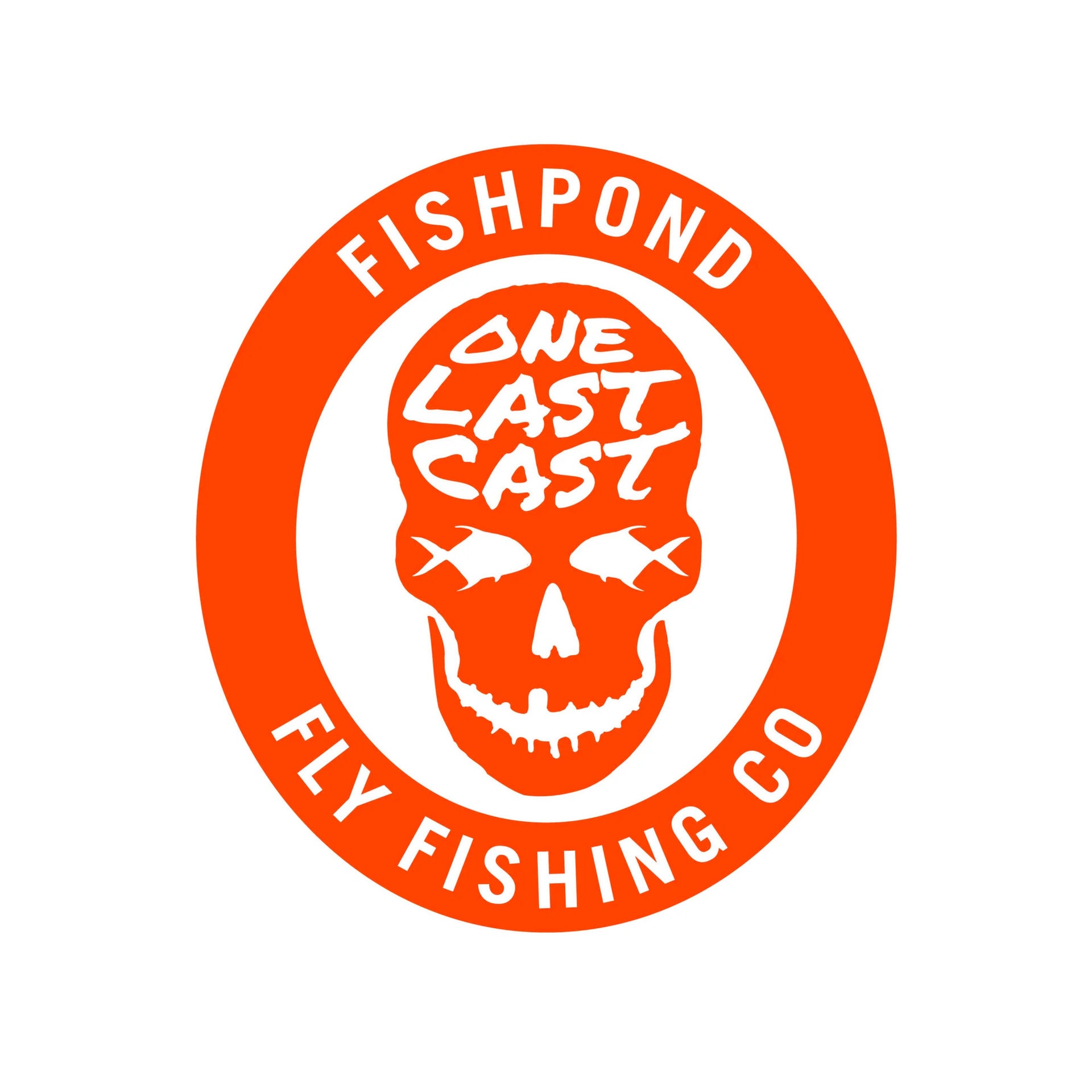 Fishpond Thermal Die Cut Sticker One Last Call 3.5" Sticker