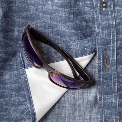 Orvis Tech Chambray Printed Short-Sleeve Shirt - Image 2