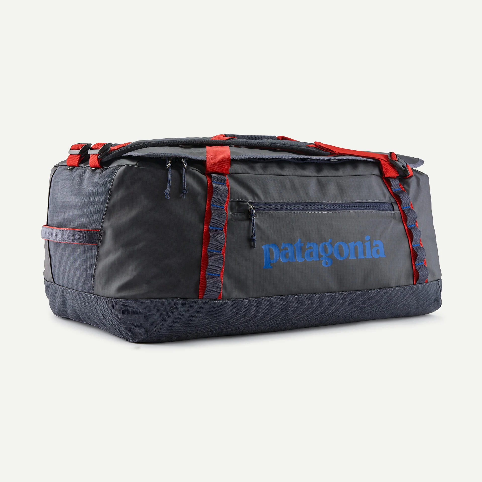 Patagonia Black Hole Duffel 70L Smolder Blue w Amanita Red