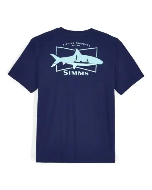 Simms Men’s Salty Sign T-Shirt - Image 4
