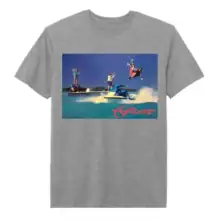 Scott Jet Ski Throwback Heather Grey T-Shirt